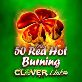 50 Red Hot Burning Clover Links by Novomatic, showcased at glorion-norway.com – game logo