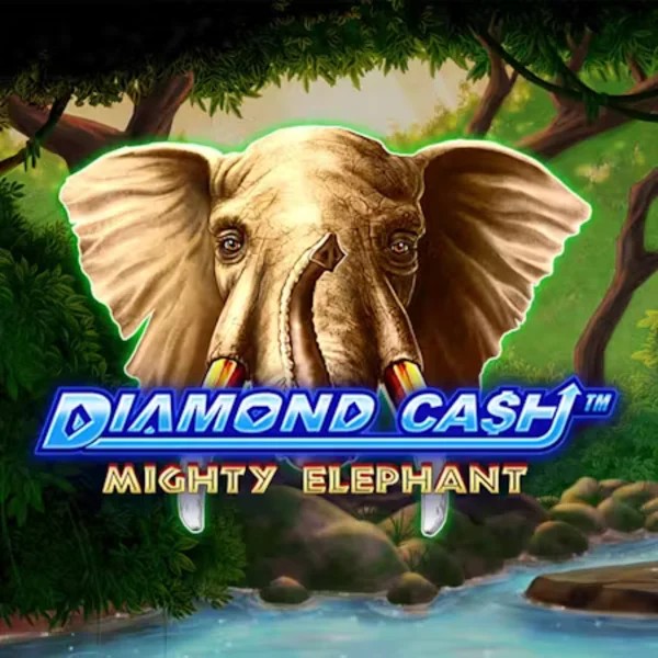 Official Slots logo: Diamond Cash Mighty Elephant by Greentube at Glorion Casino