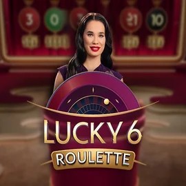 Lucky 6 Roulette online game logo by Pragmatic Play on glorion-norway.com