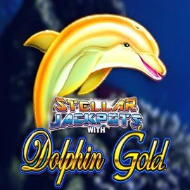 Dolphin Gold with Stellar Jackpots logo by Lightning Box Game Glorion Casino
